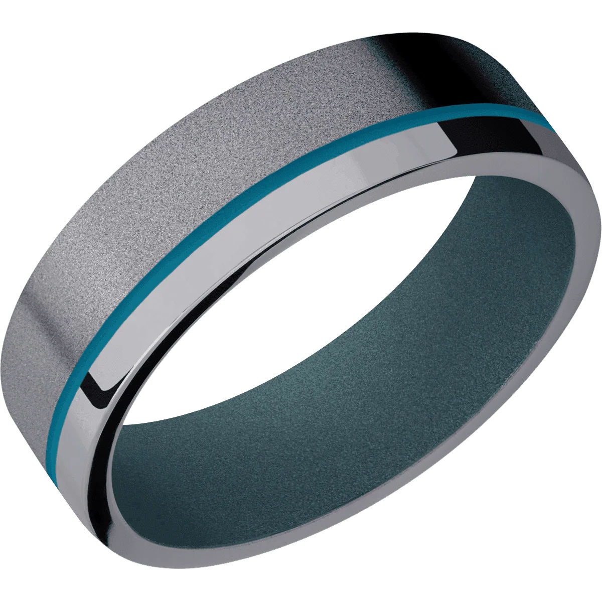 Tantalum + Sand , Polish Finish + Blue Titanium - Image 2