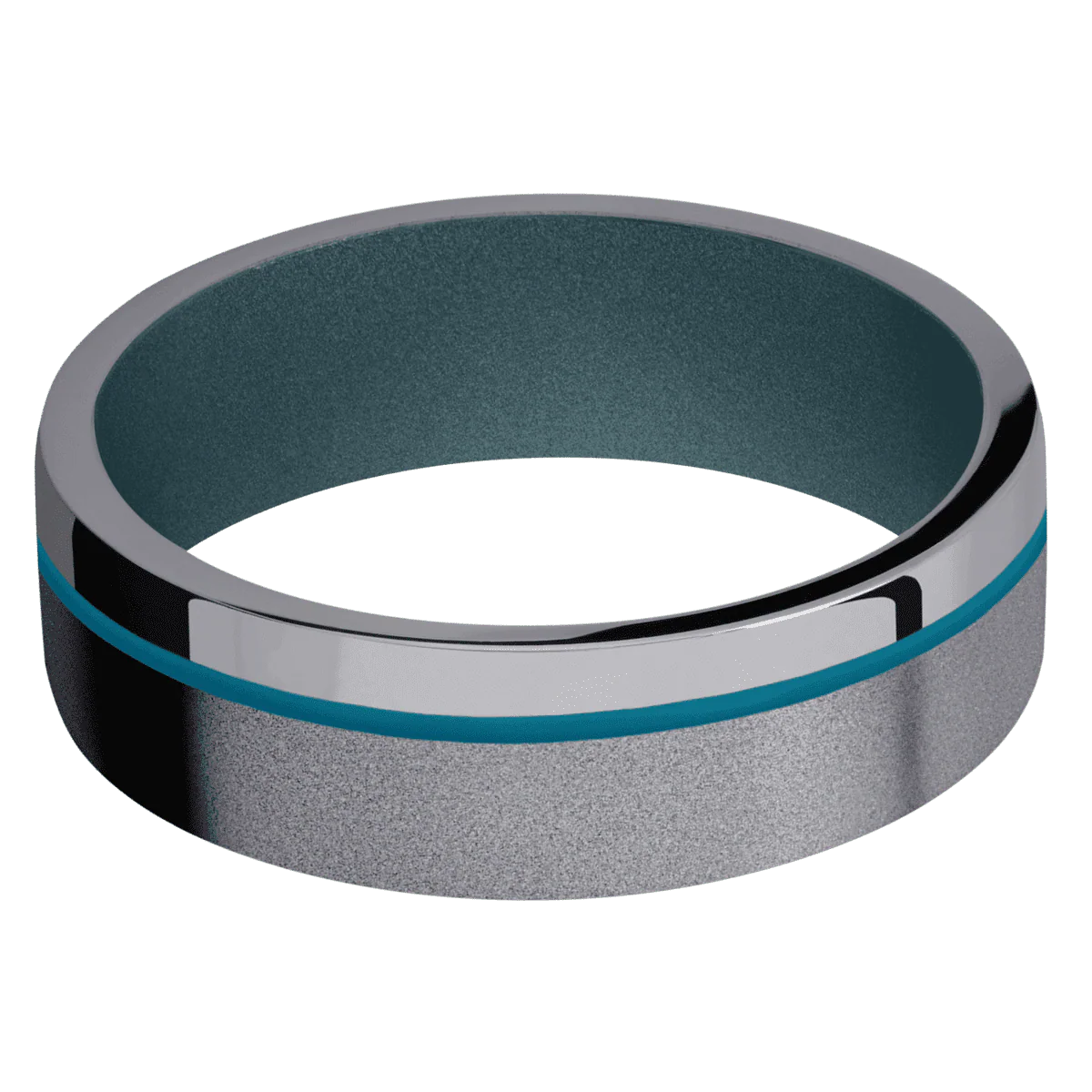 Tantalum + Sand , Polish Finish + Blue Titanium - Image 3