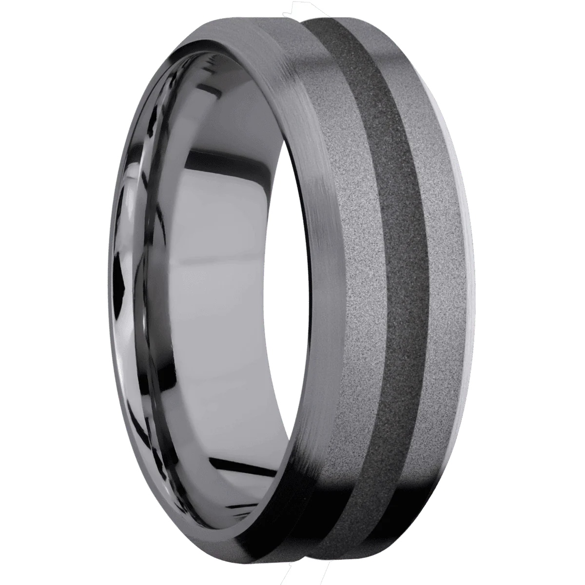 Tantalum + Sand , Satin Finish