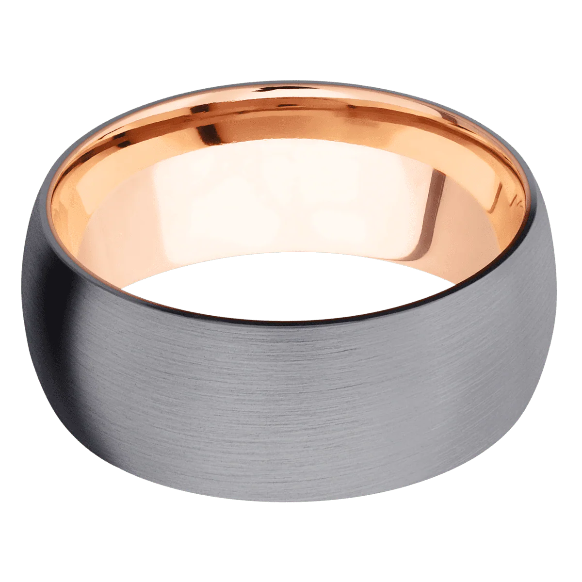Tantalum + Satin Finish + 14K Rose Gold - Image 3