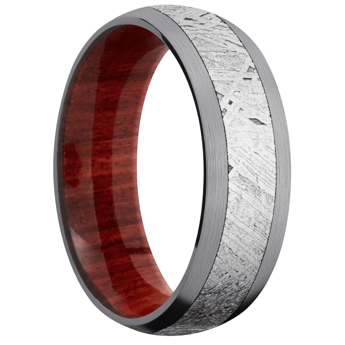 Tantalum + Satin Finish + Red Heart
