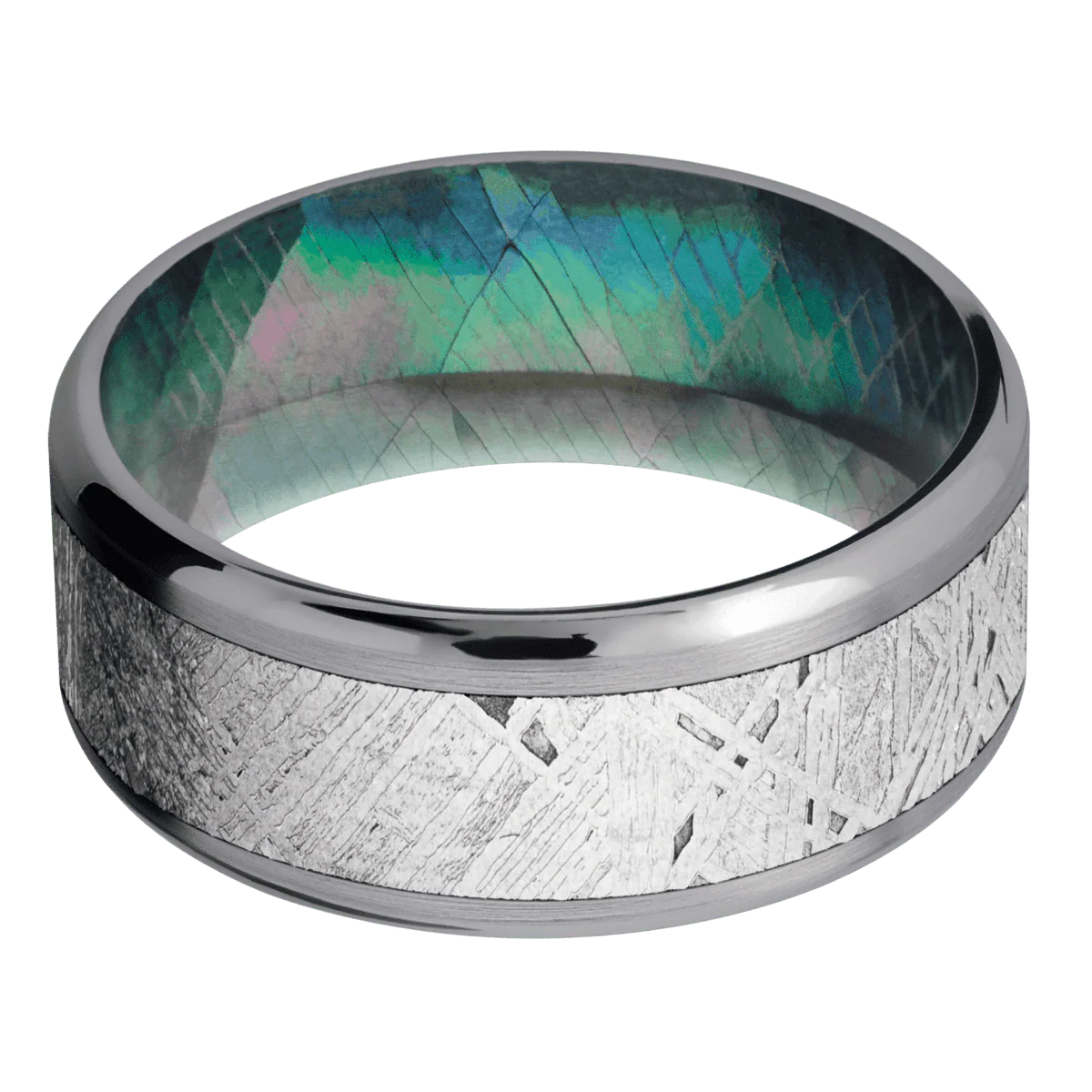 Tantalum + Satin , Polish Finish + Black Mother of Pearl - Image 3