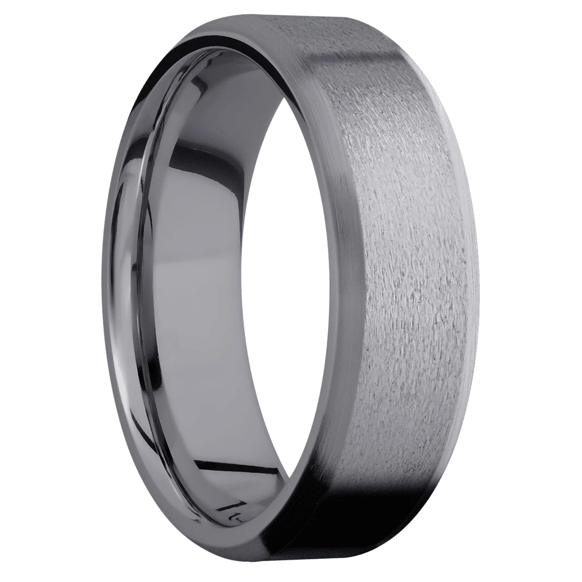 Tantalum + Stone , Satin Finish