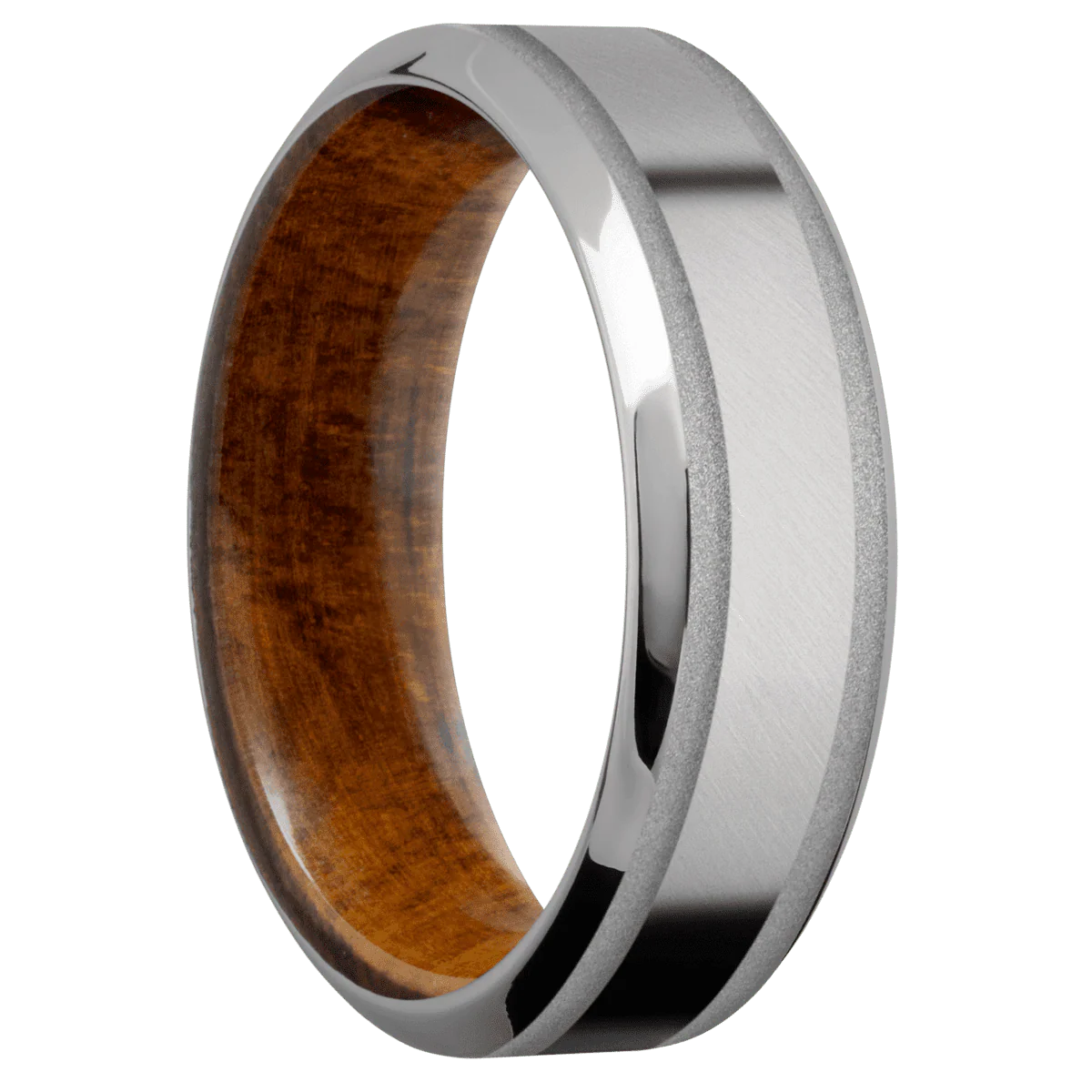 Titanium + Anglesatin , Polish Finish + Desert Iron Wood