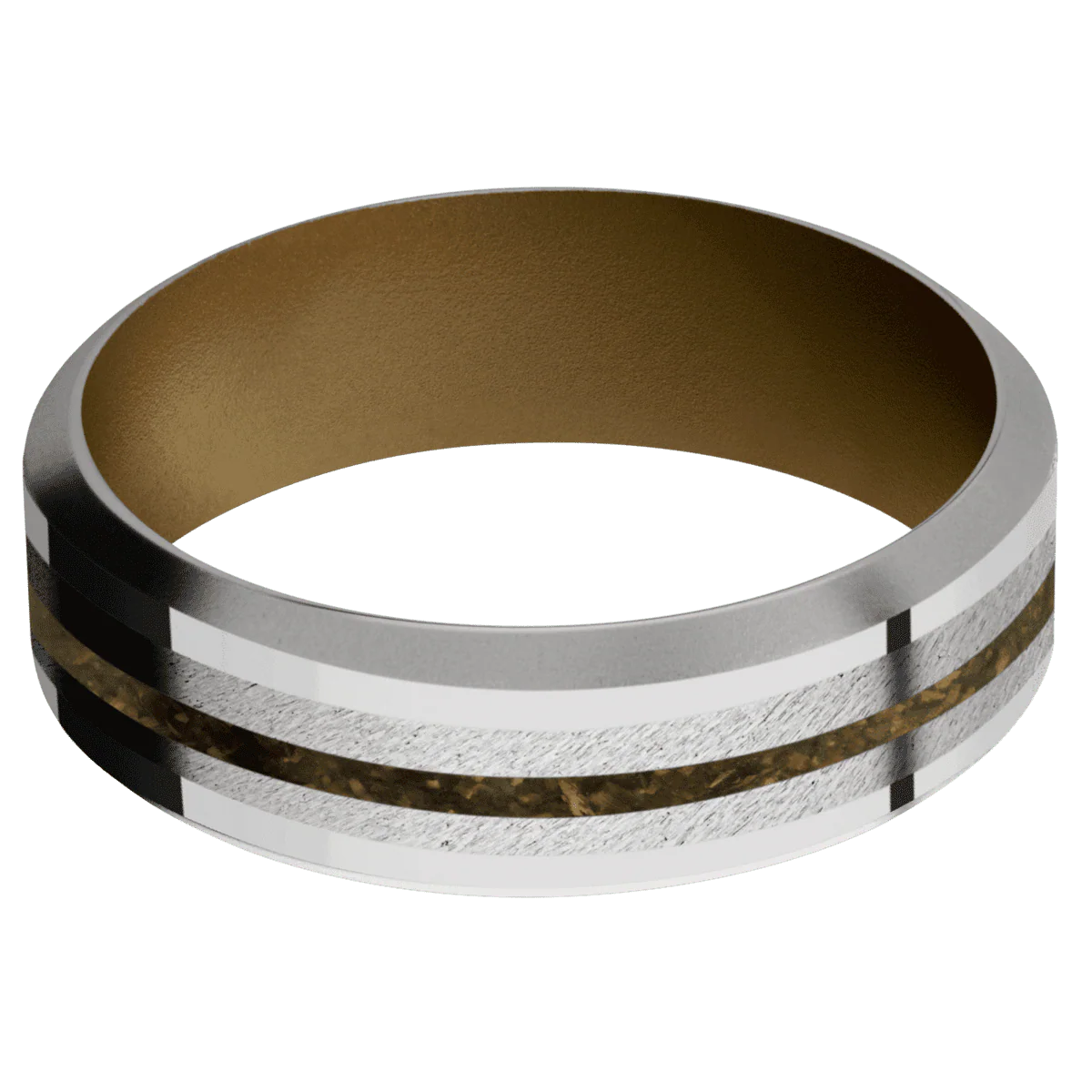 Titanium + Anglestone , Bead Finish + Burnt Bronze - Image 3