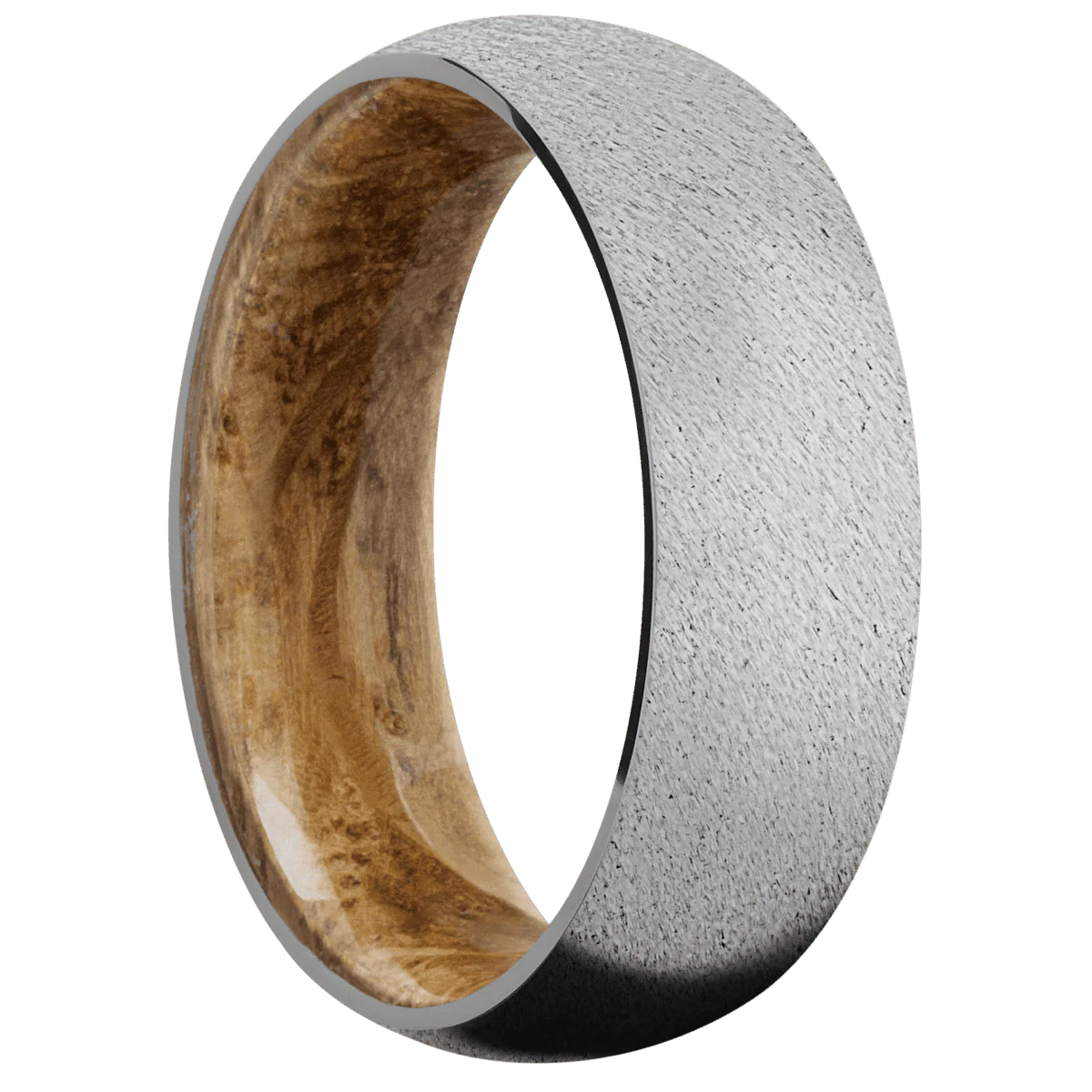 Titanium + Anglestone Finish + Whiskey Barrel