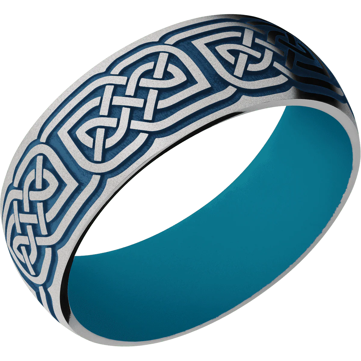 Titanium + Bead Finish + Sea Blue - Image 2