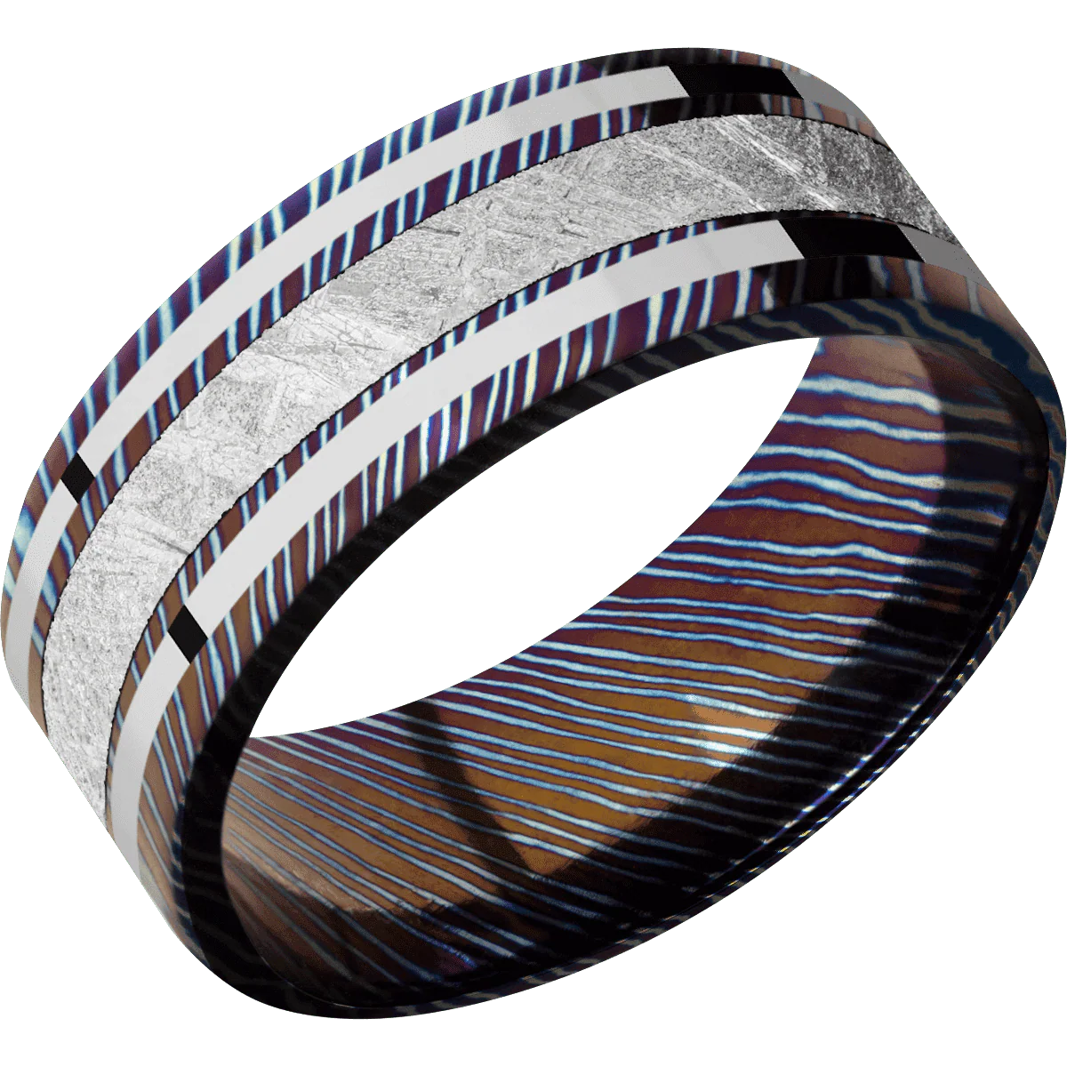 Titanium Damascus + Polish Finish - Image 2