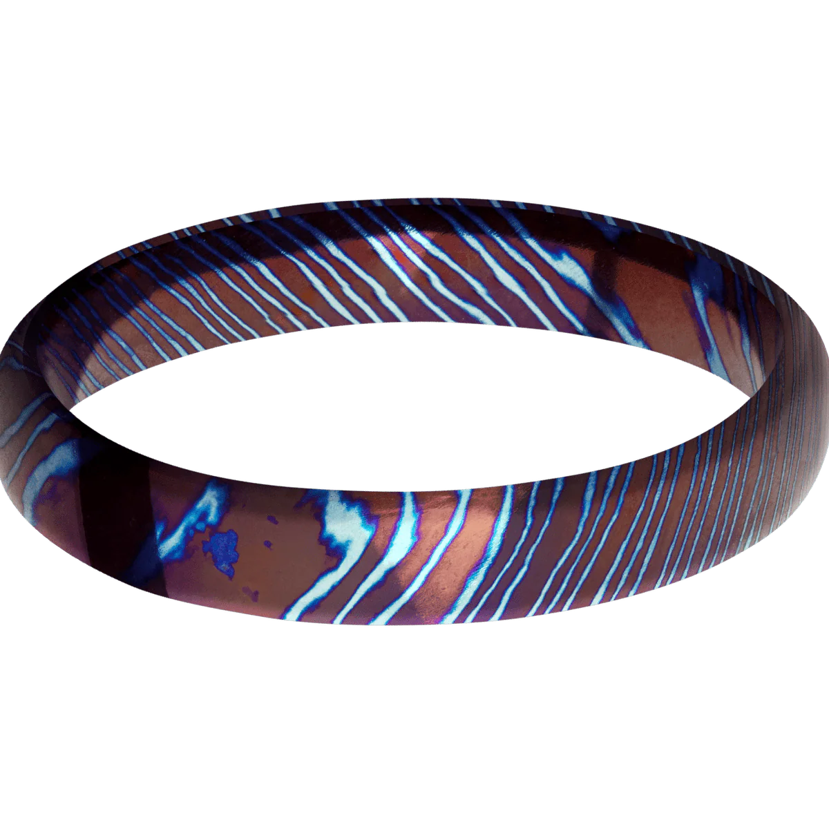 Titanium Damascus + Polish Finish - Image 3