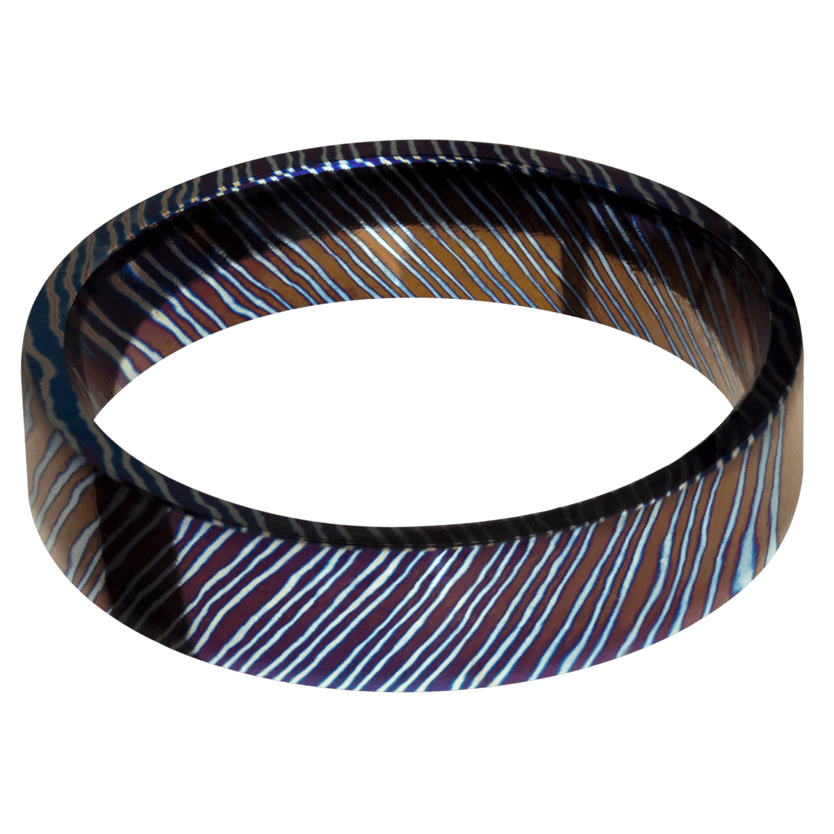 Titanium Damascus + Polish Finish - Image 3