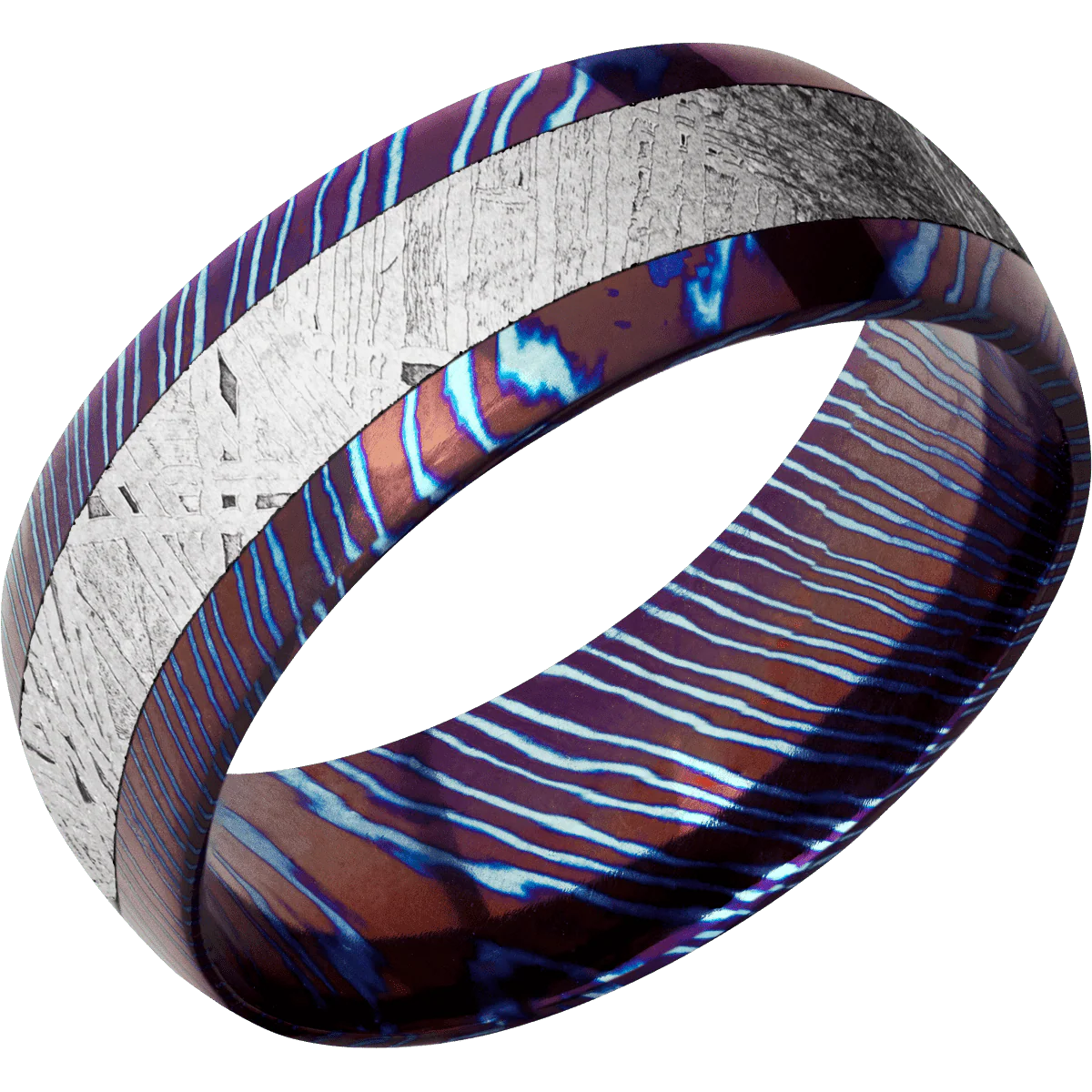 Titanium Damascus + Polish Finish - Image 2