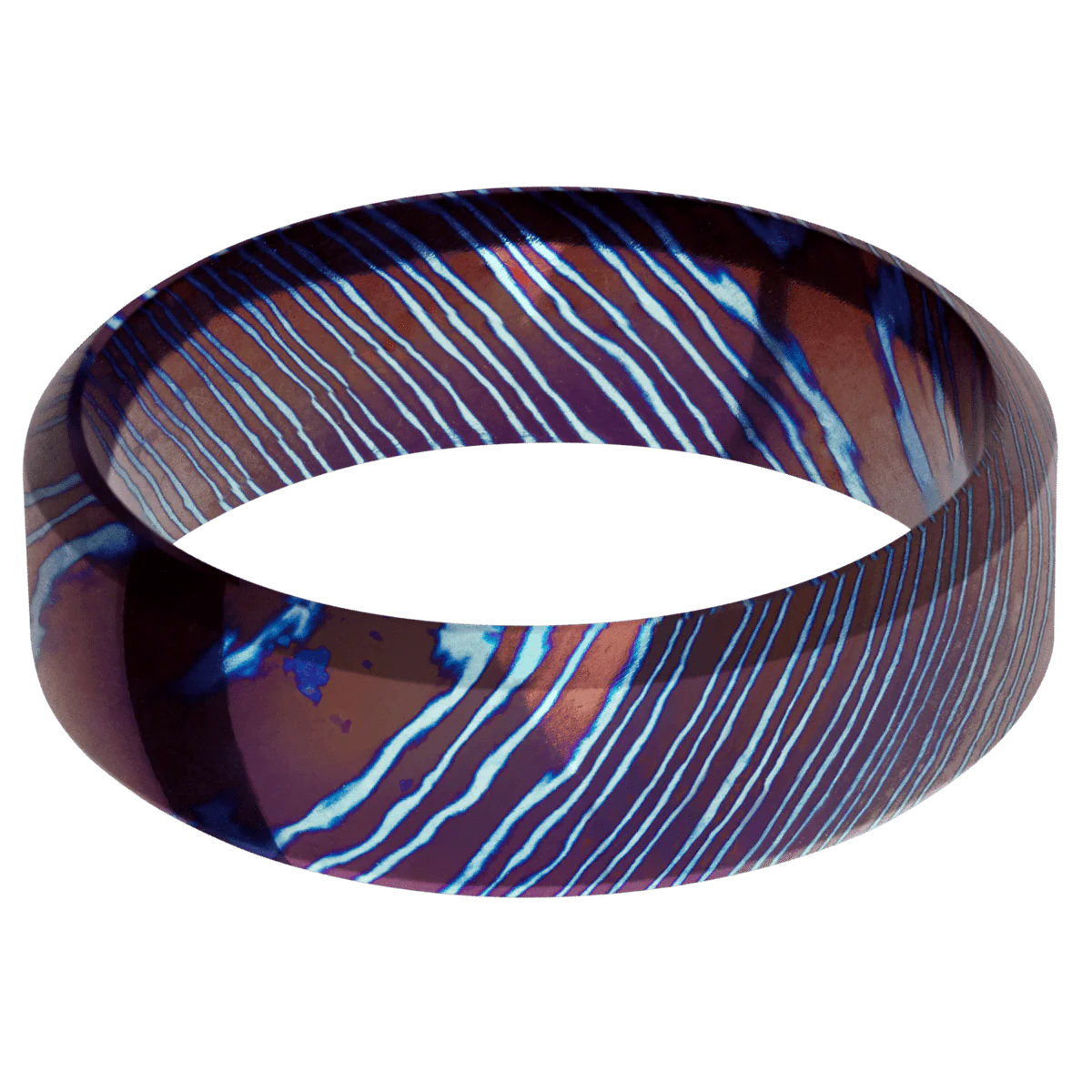 Titanium Damascus + Polish , Polish Finish - Image 3