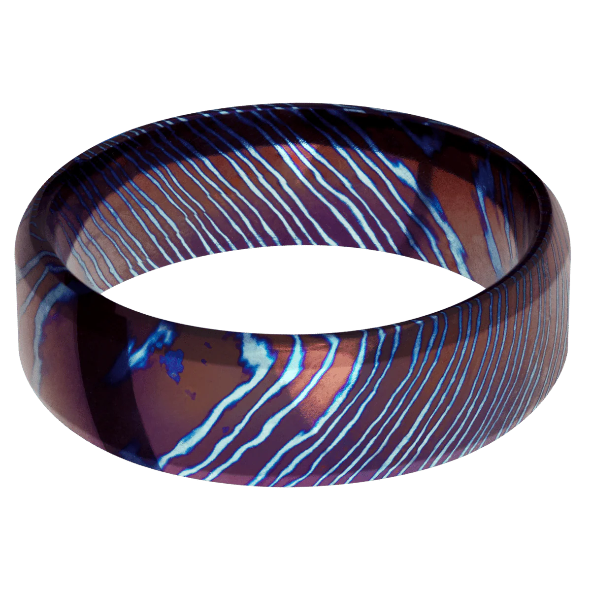 Titanium Damascus + Polish , Polish Finish - Image 3