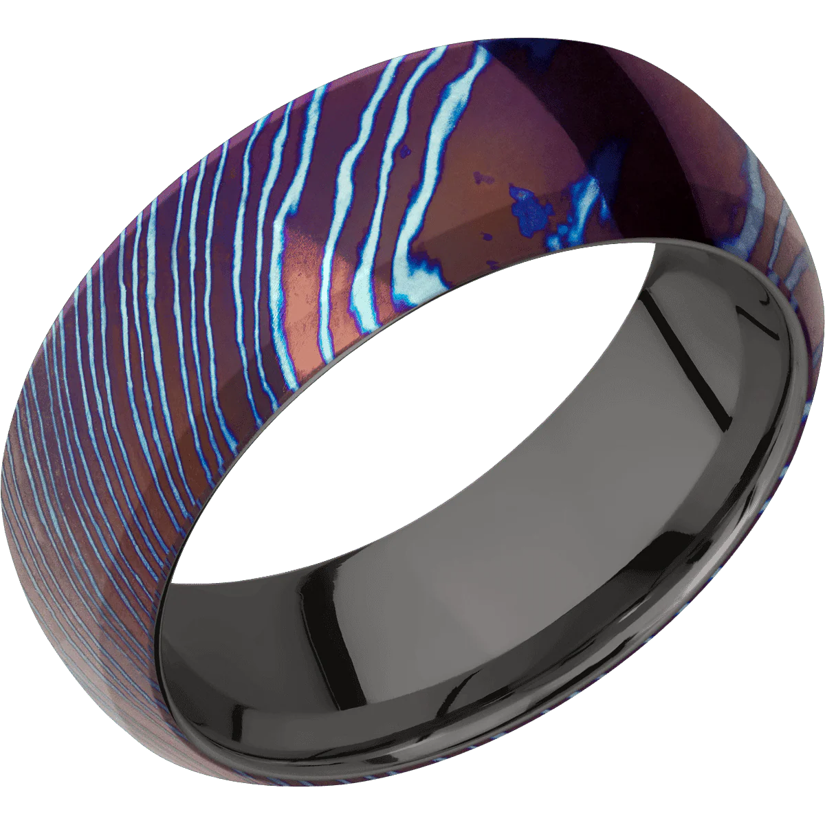 Titanium Damascus + Polish , Polish Finish + Tantalum Noir - Image 2