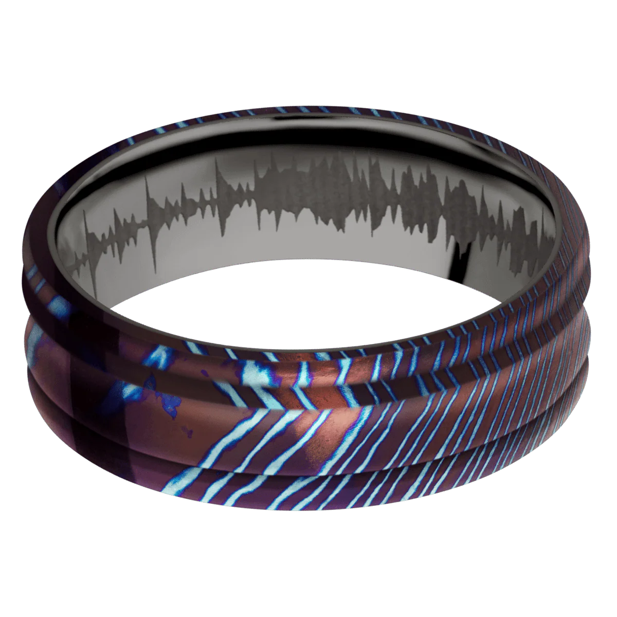 Titanium Damascus + Polish , Polish Finish + Tantalum Noir - Image 3