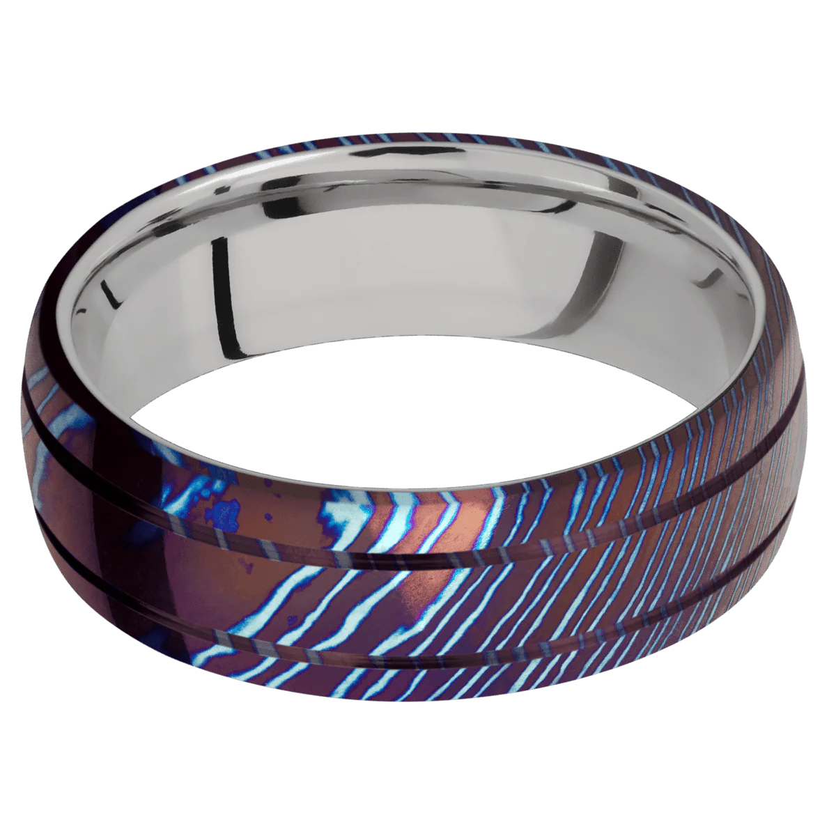 Titanium Damascus + Polish , Polish Finish + Titanium - Image 3