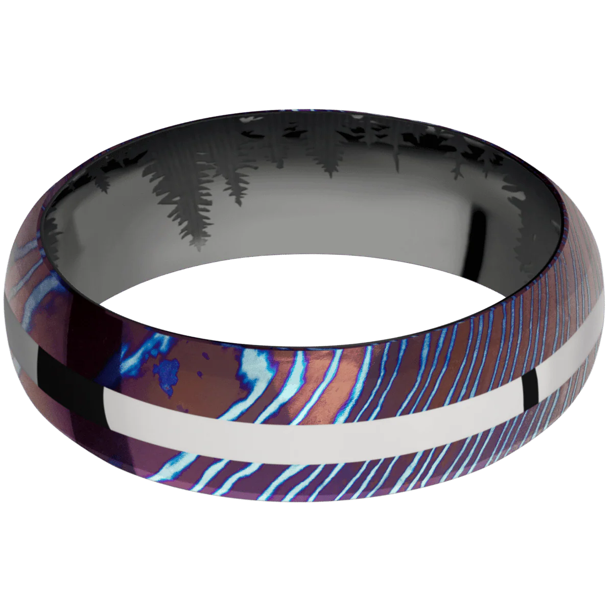 Titanium Damascus + Polish , Polish Finish + Zirconium - Image 3