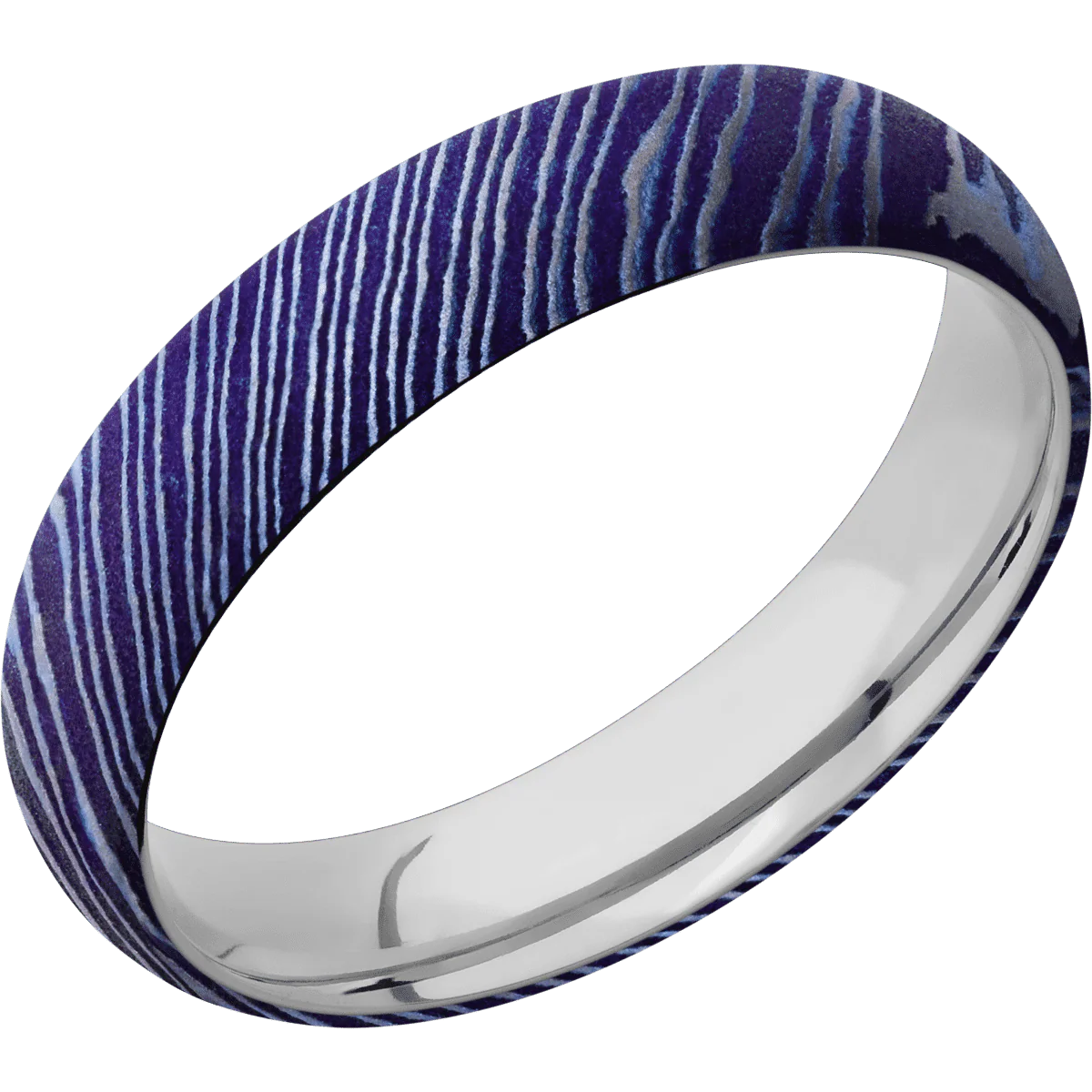 Titanium Damascus + Satinetched Finish + Titanium - Image 2