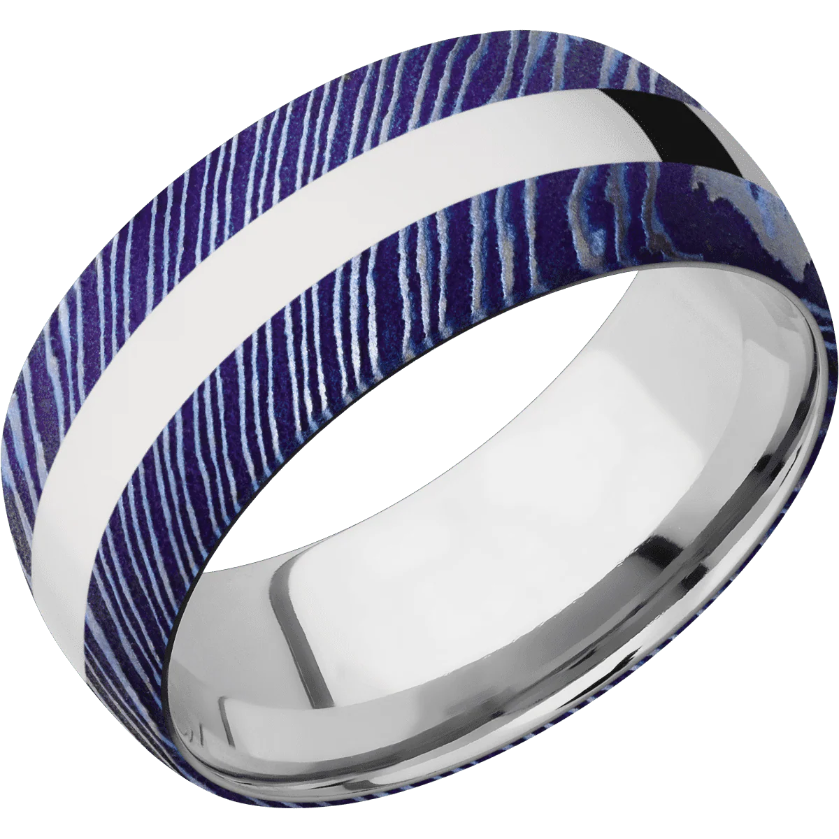 Titanium Damascus + Satinetched Finish + Titanium - Image 2