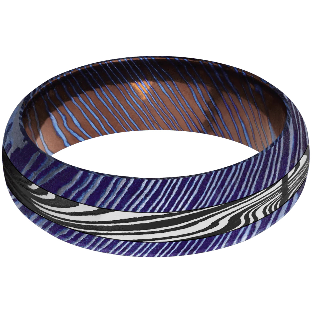 Titanium Damascus + Satinetched , Satinetched Finish - Image 3