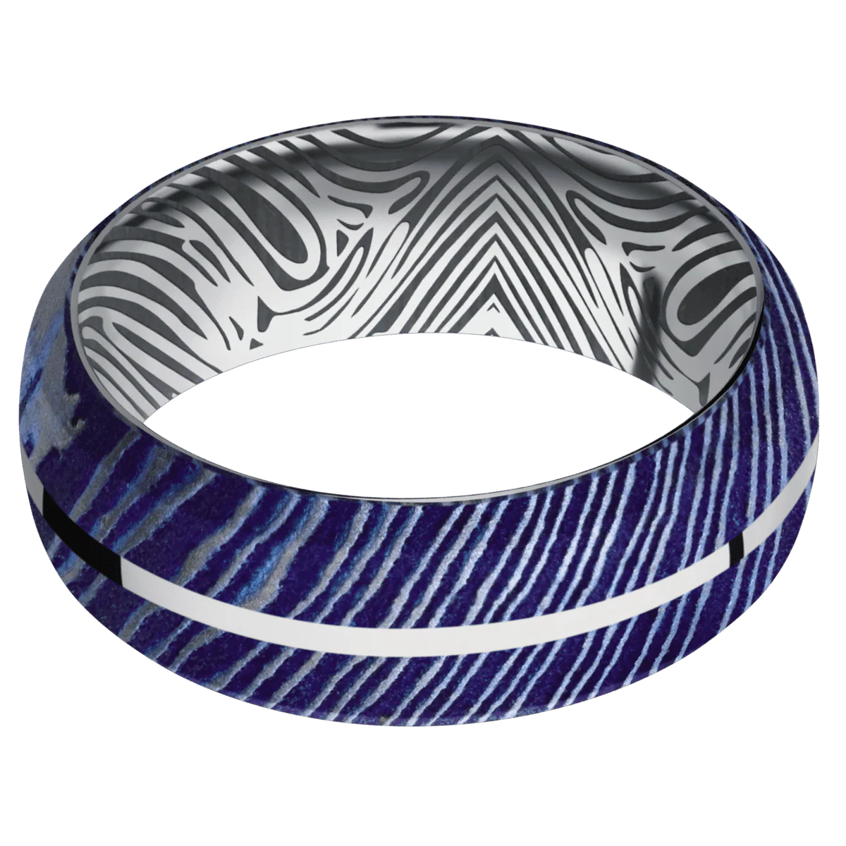 Titanium Damascus + Satinetched , Satinetched Finish + Tantalum - Image 3