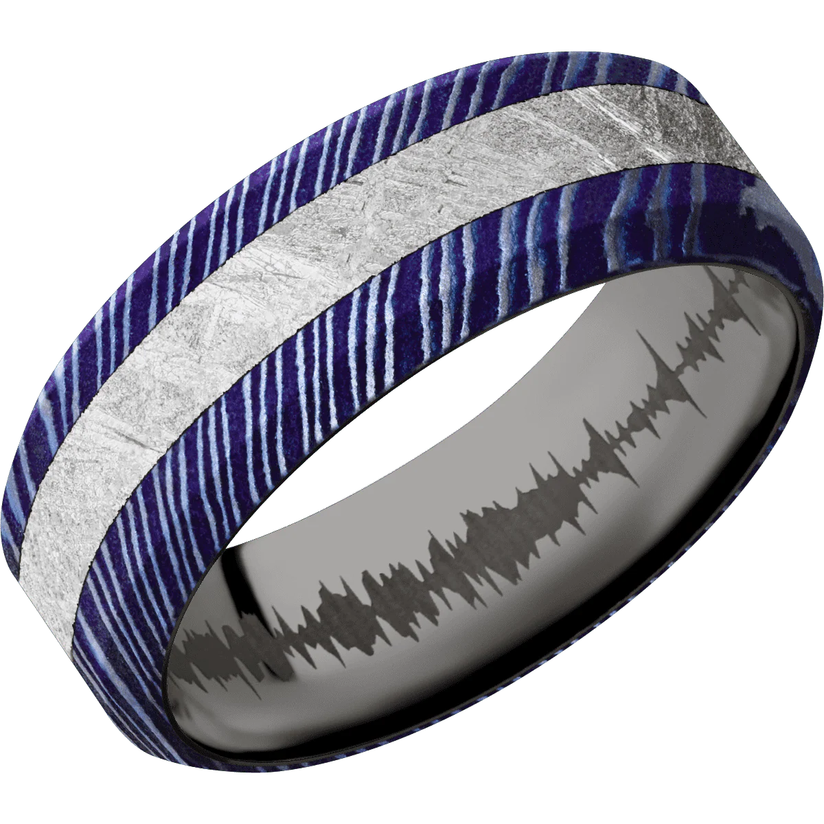 Titanium Damascus + Satinetched , Satinetched Finish + Tantalum Noir - Image 2