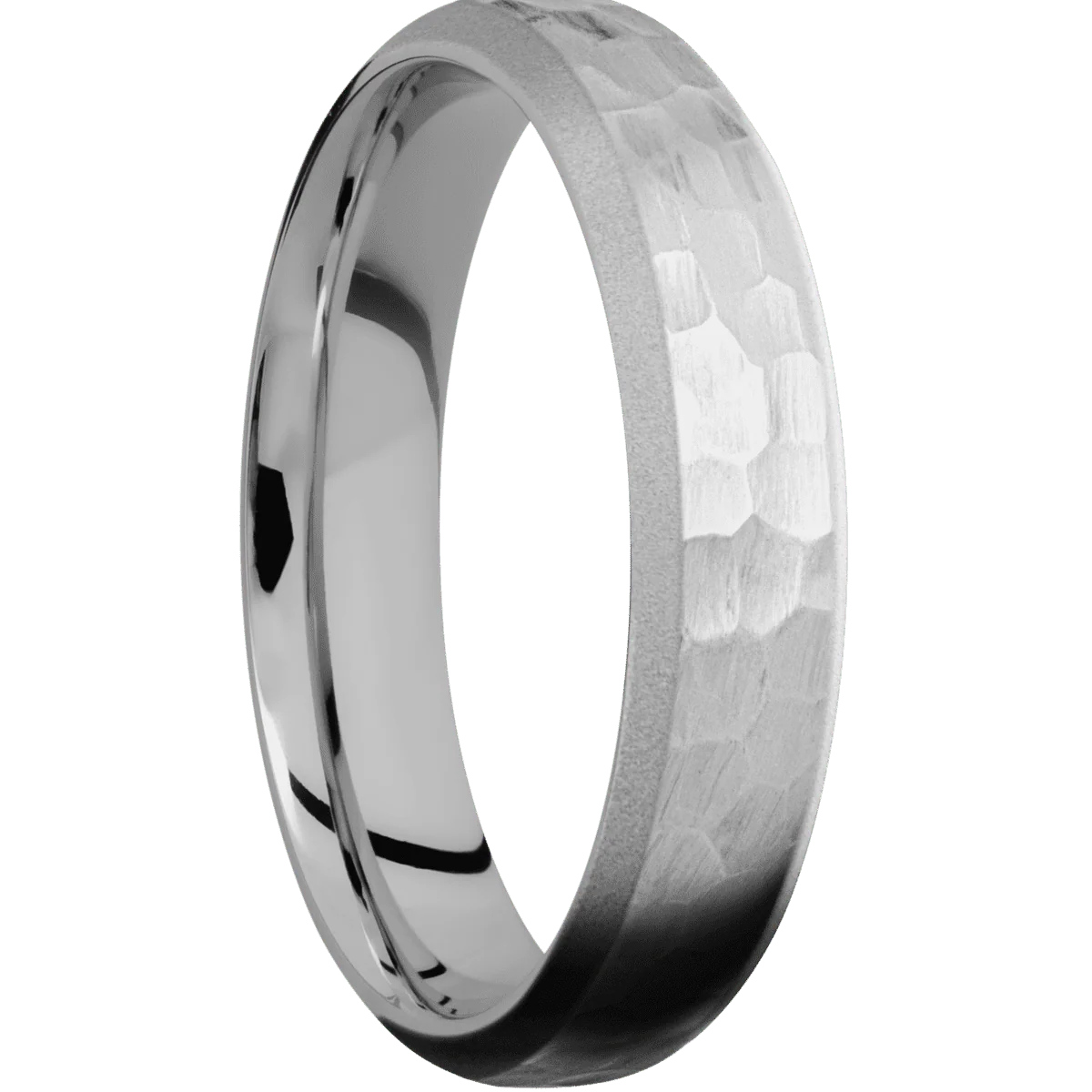 Titanium + Hammer , Bead Finish