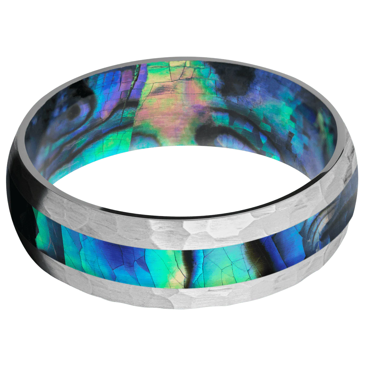 Titanium + Hammer Finish + Abalone - Image 3