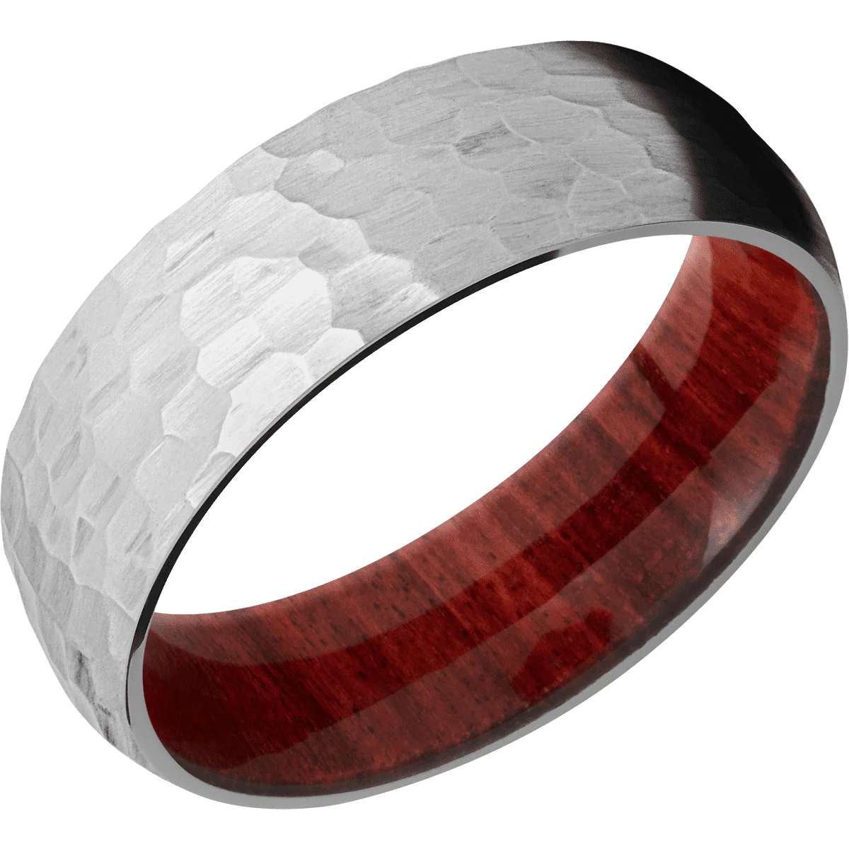 Titanium + Hammer Finish + Red Heart - Image 2