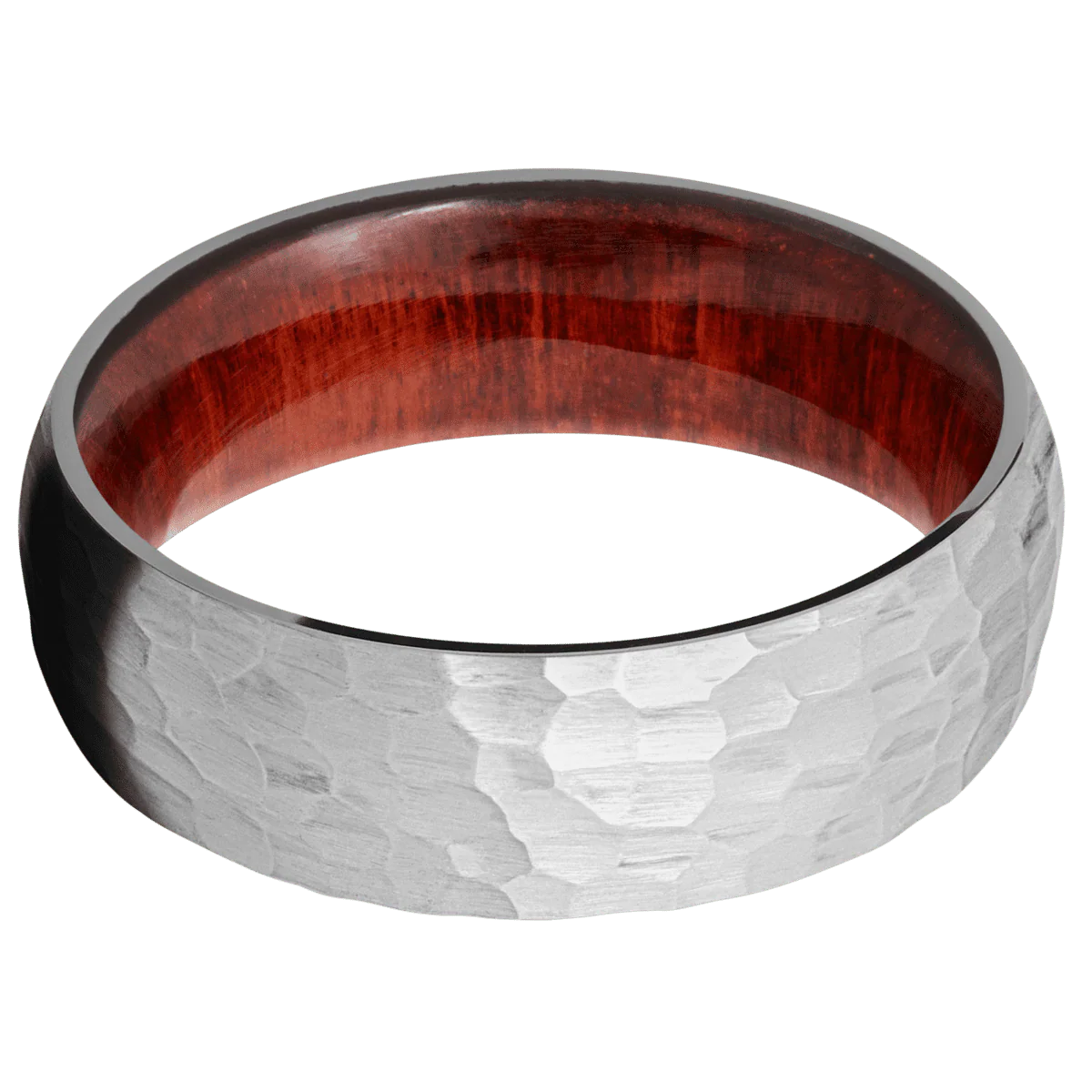 Titanium + Hammer Finish + Red Heart - Image 3