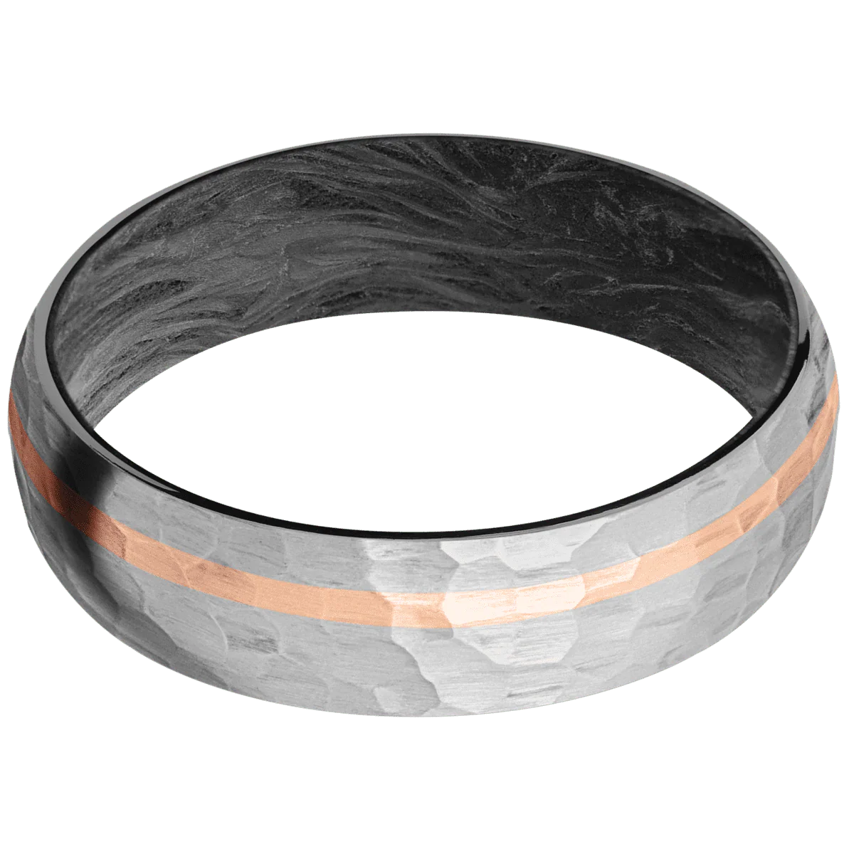 Titanium + Hammer , Hammer Finish + Forged Carbon Fiber - Image 3