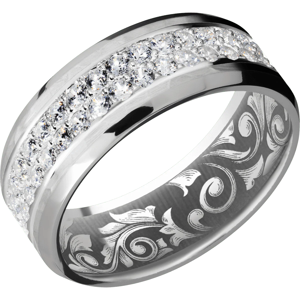 Titanium + Hammer , Polish Finish - Image 2