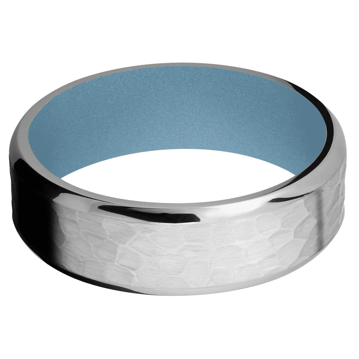 Titanium + Hammer , Polish Finish + Polar Blue - Image 3