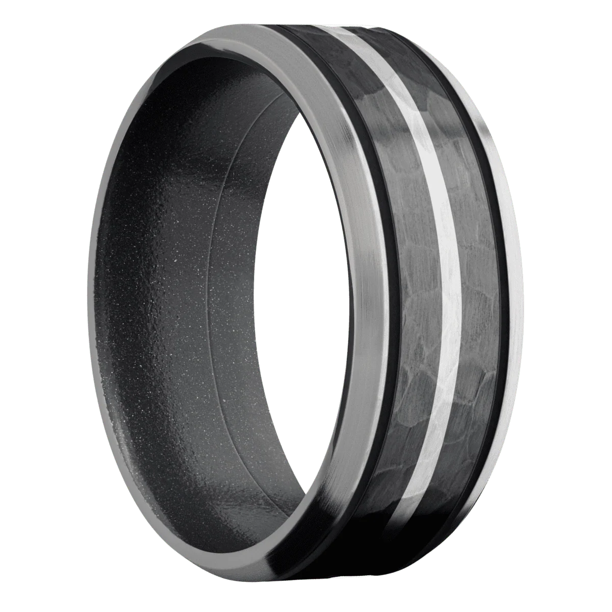 Titanium + Hammer , Satin Finish + Dark Grey