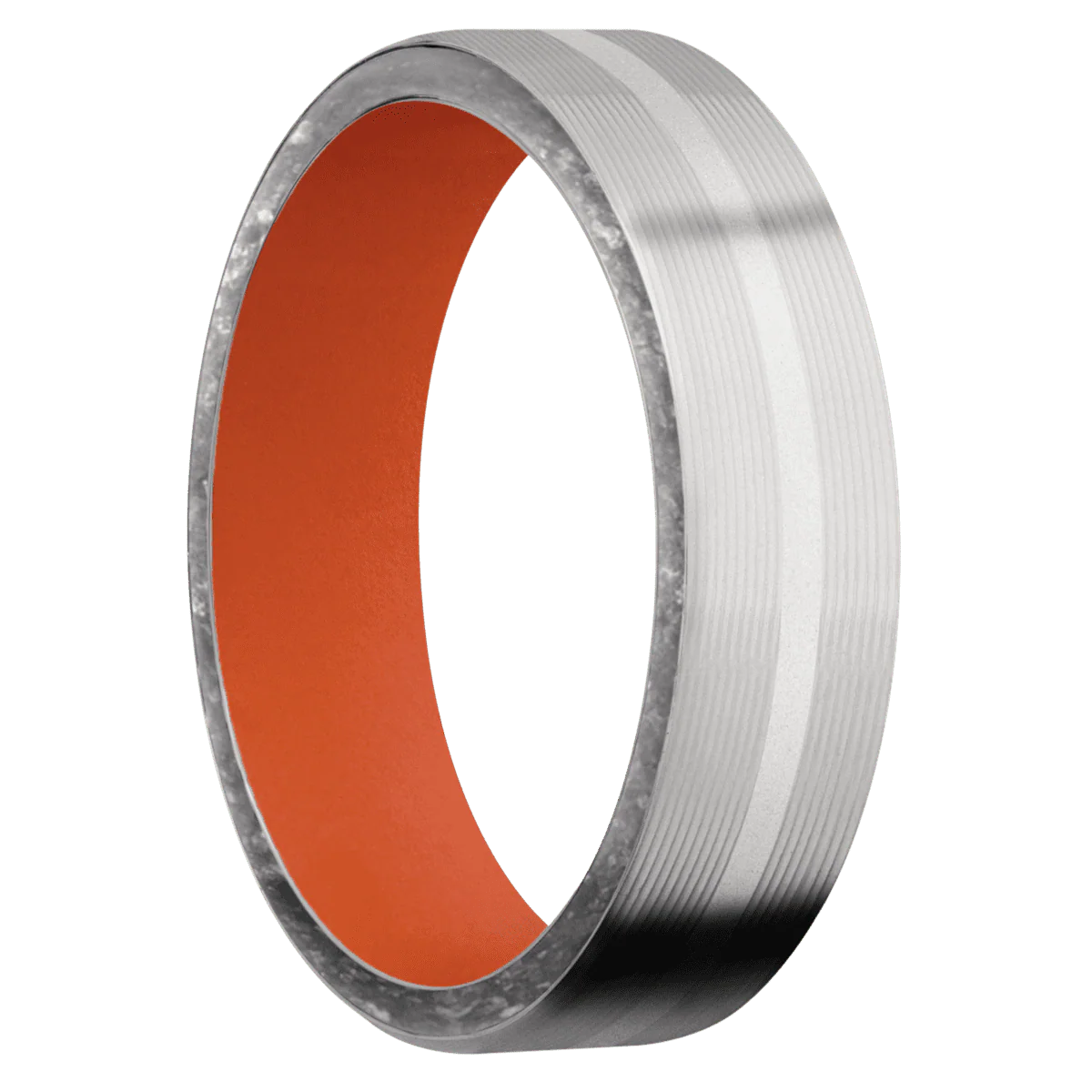 Titanium + Machine Finish + Hunter Orange