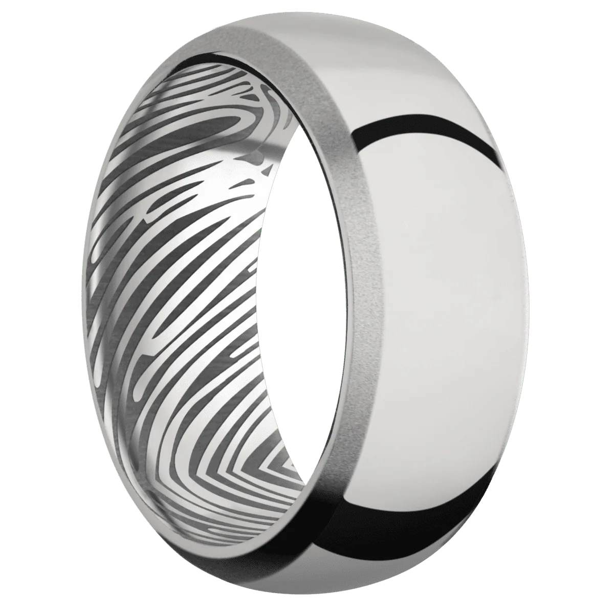 Titanium + Polish , Bead Finish