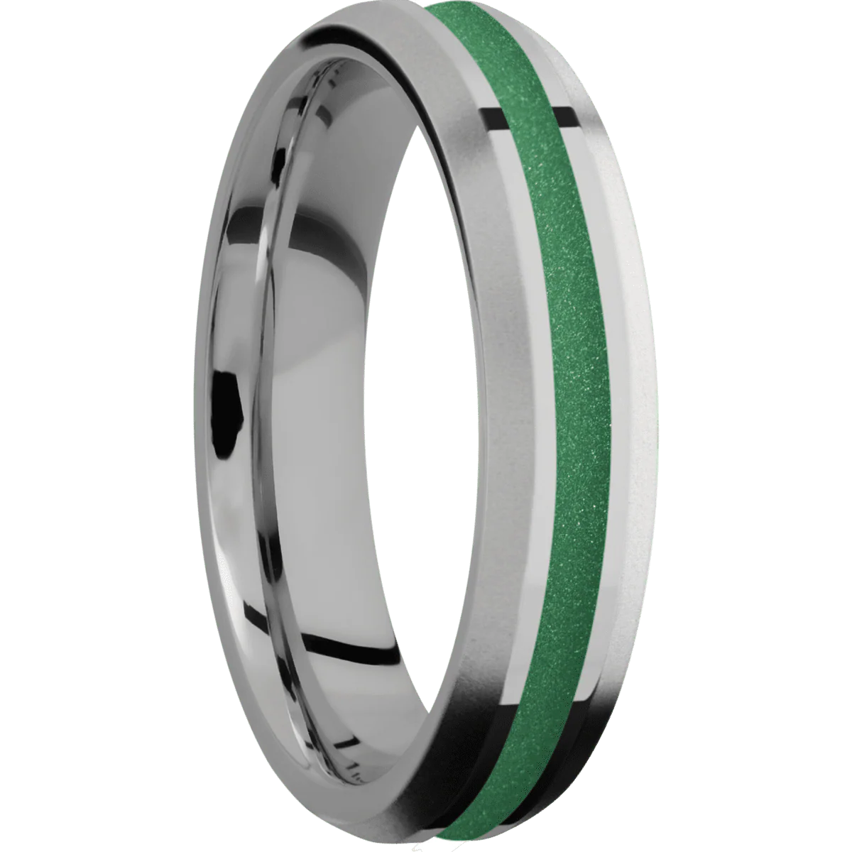 Titanium + Polish , Bead Finish