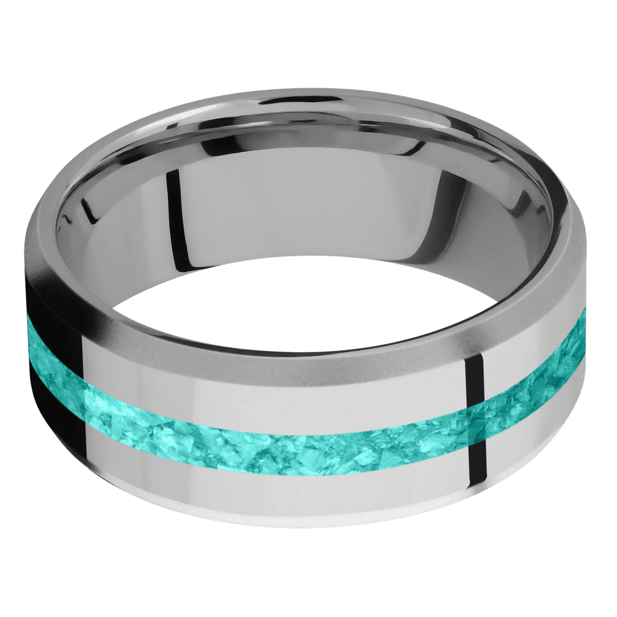 Titanium + Polish , Bead Finish - Image 3