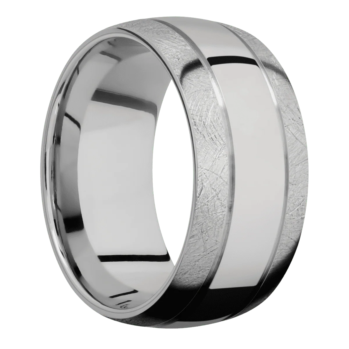 Titanium + Polish , Distressed Finish + Cobalt Chrome