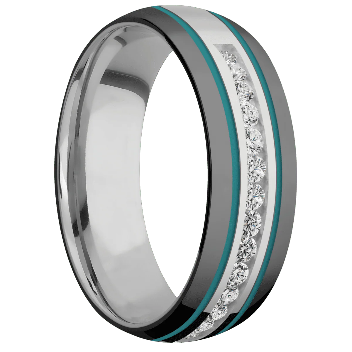 Titanium + Polish Finish