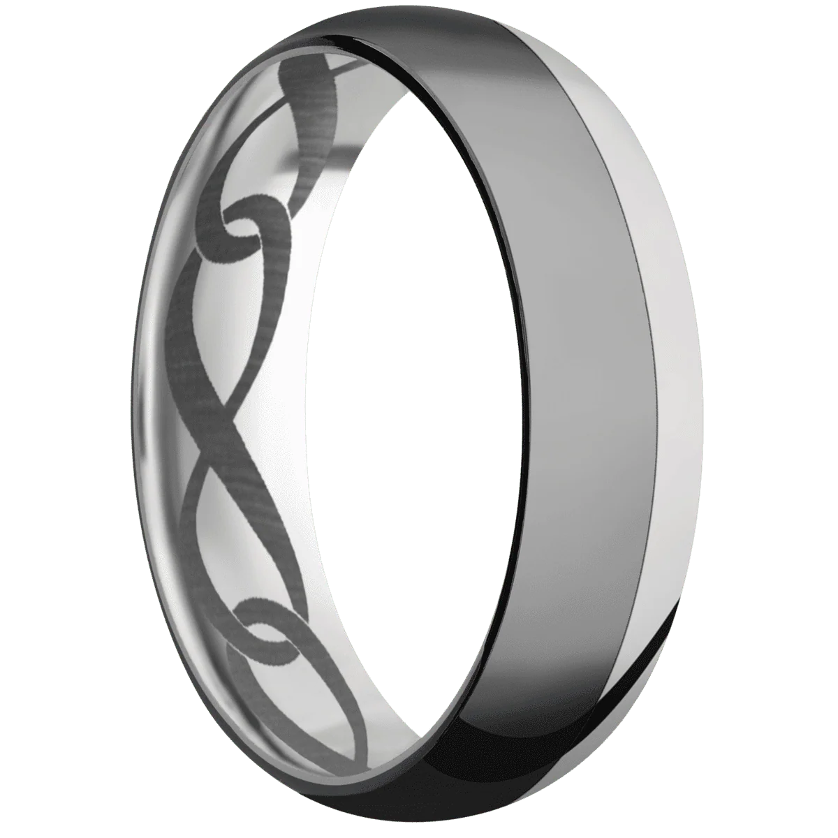 Titanium + Polish Finish
