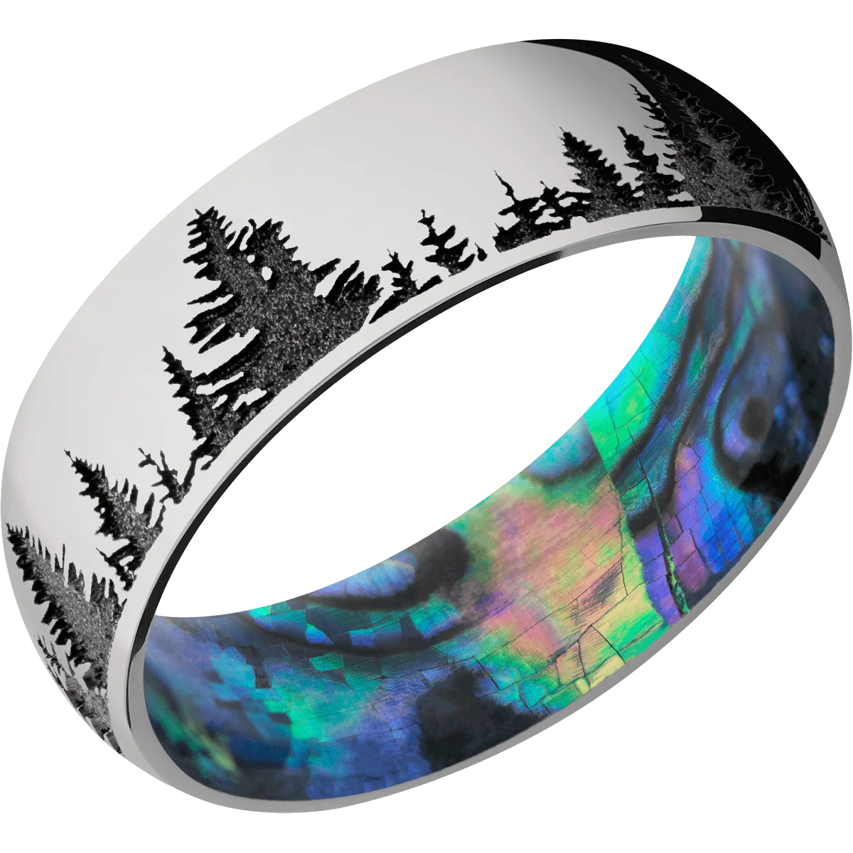 Titanium + Polish Finish + Abalone - Image 2