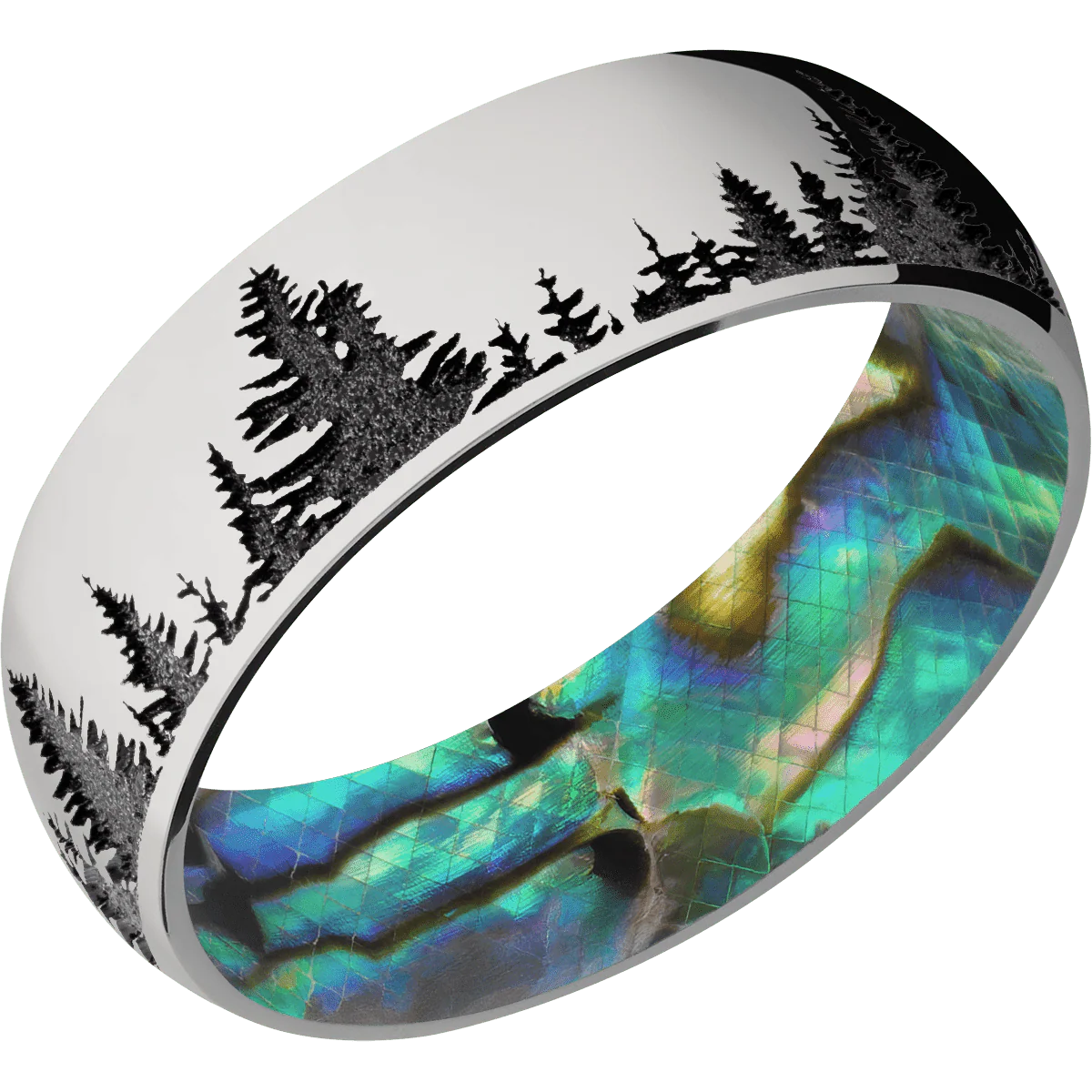 Titanium + Polish Finish + Abalone - Image 2