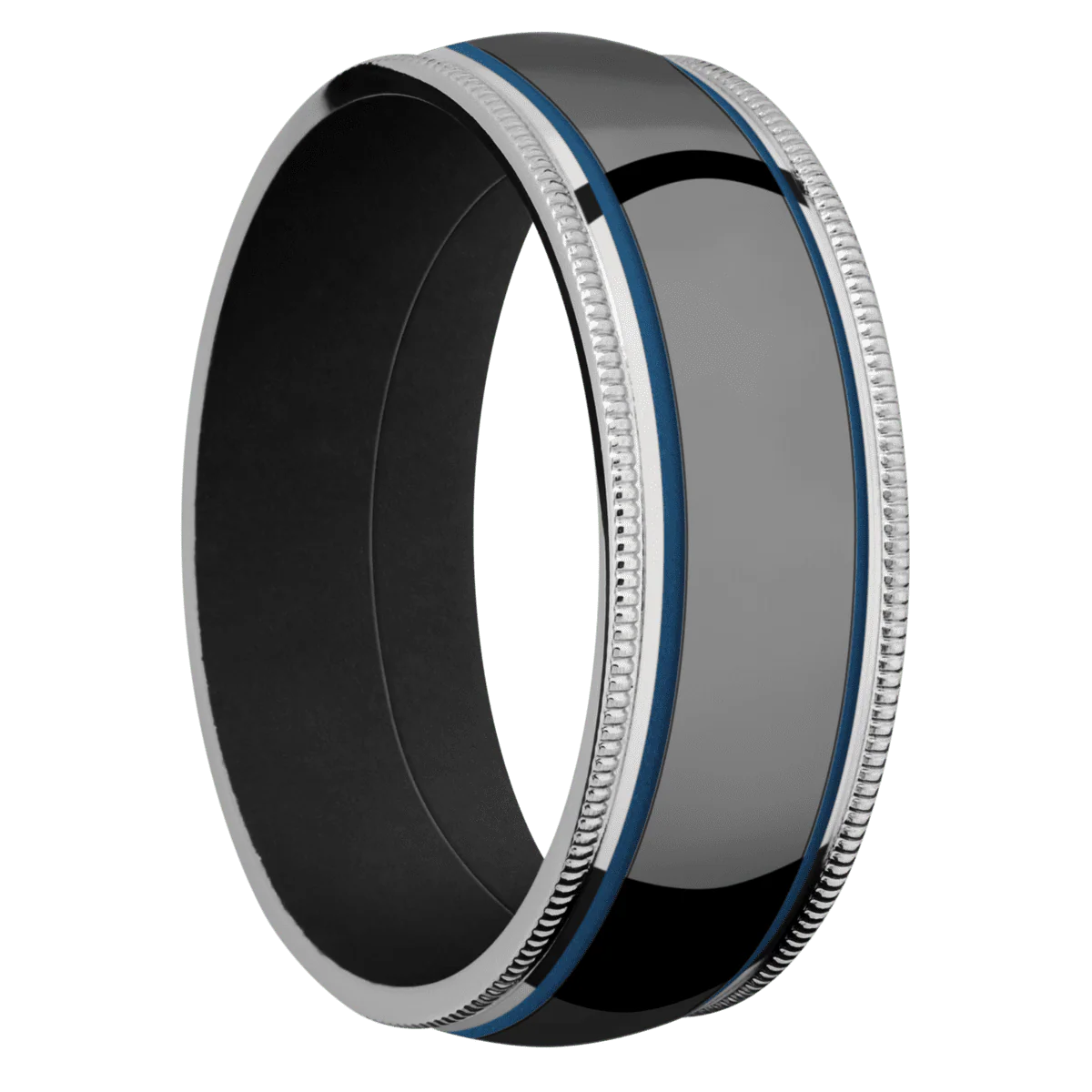 Titanium + Polish Finish + Black