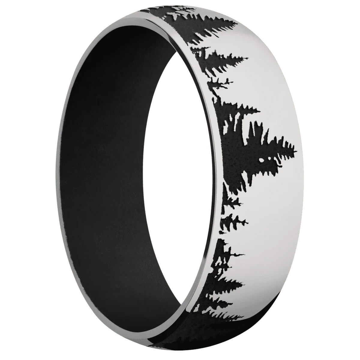 Titanium + Polish Finish + Black