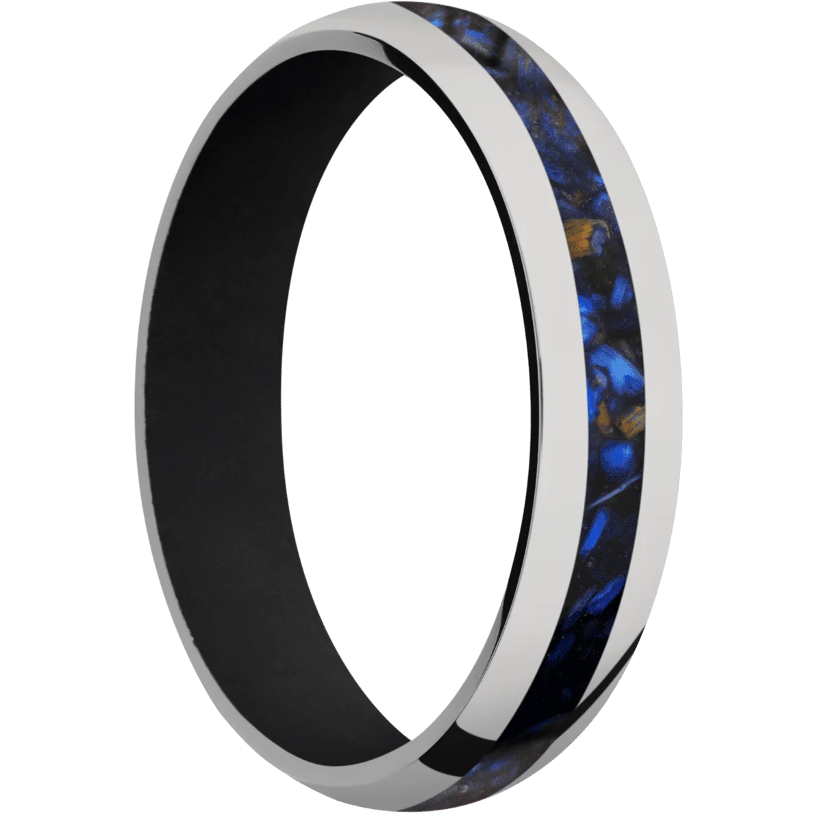 Titanium + Polish Finish + Black