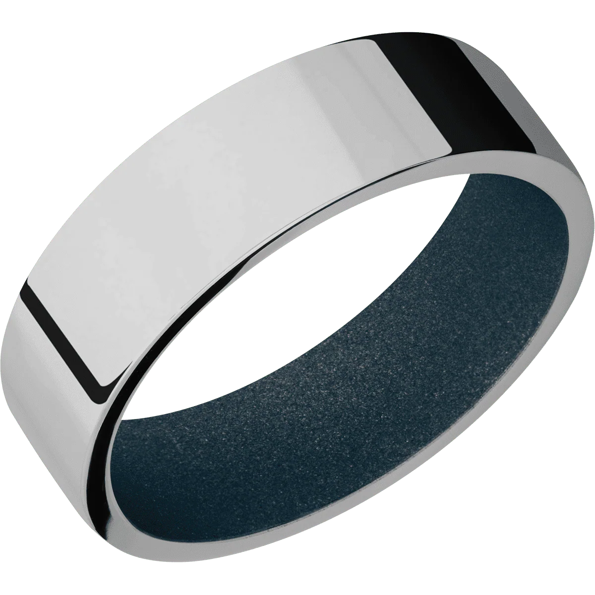 Titanium + Polish Finish + Blue Titanium - Image 2