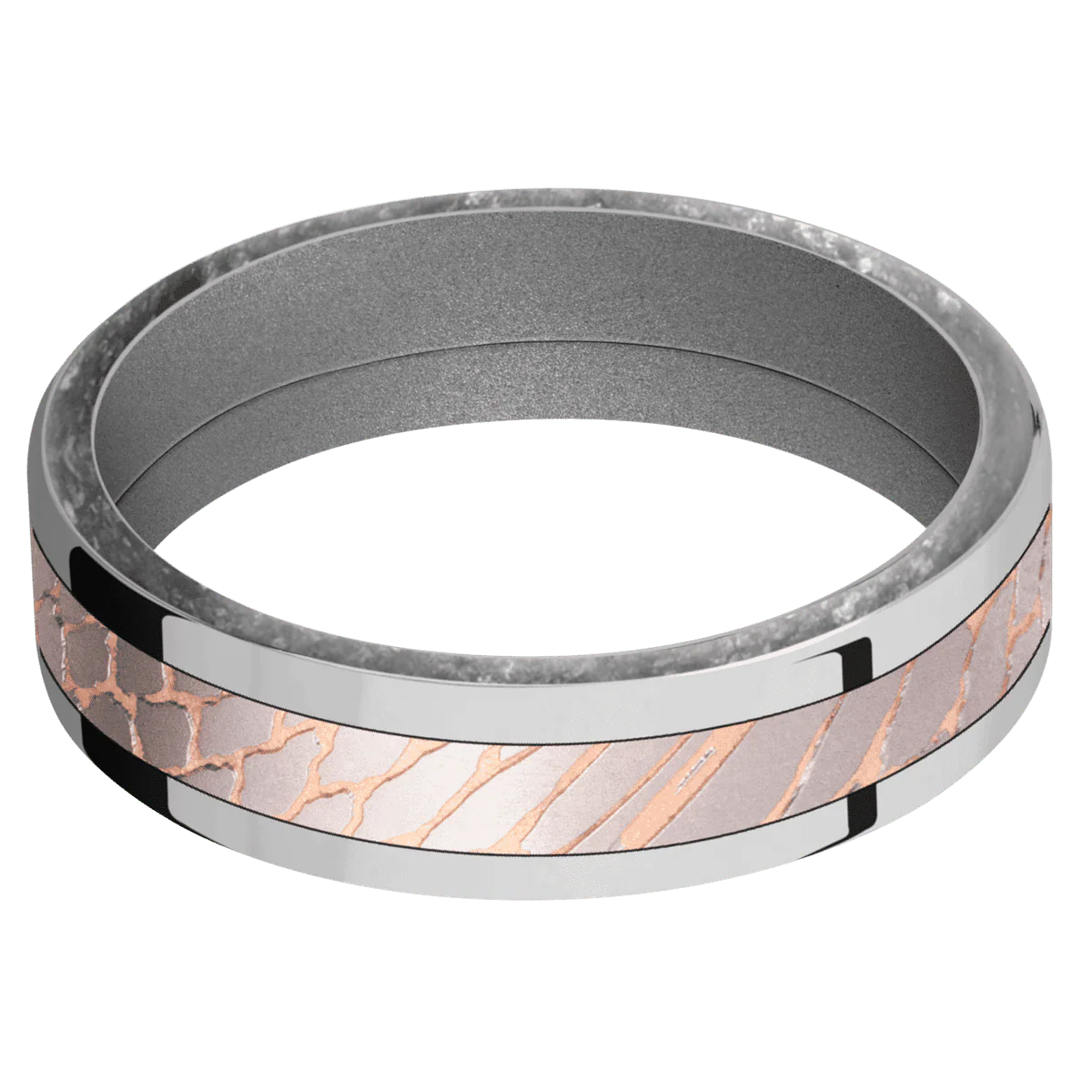Titanium + Polish Finish + Crushed Silver - Image 3