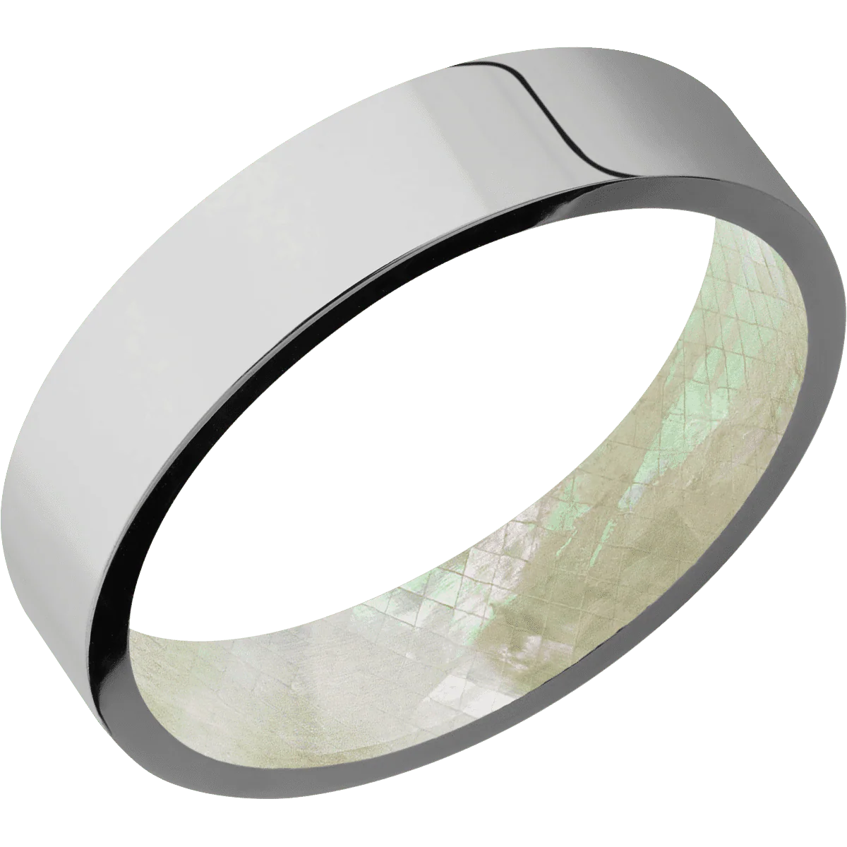 Titanium + Polish Finish + Freshwater Mother of Pearl - Image 2