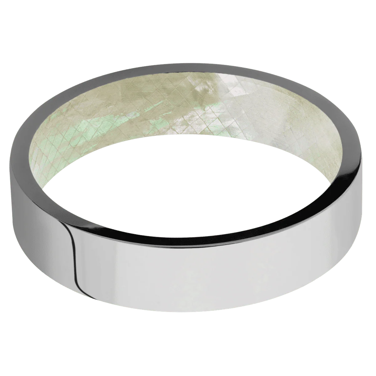 Titanium + Polish Finish + Freshwater Mother of Pearl - Image 3